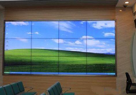 盘州液晶拼接屏的另类用法。